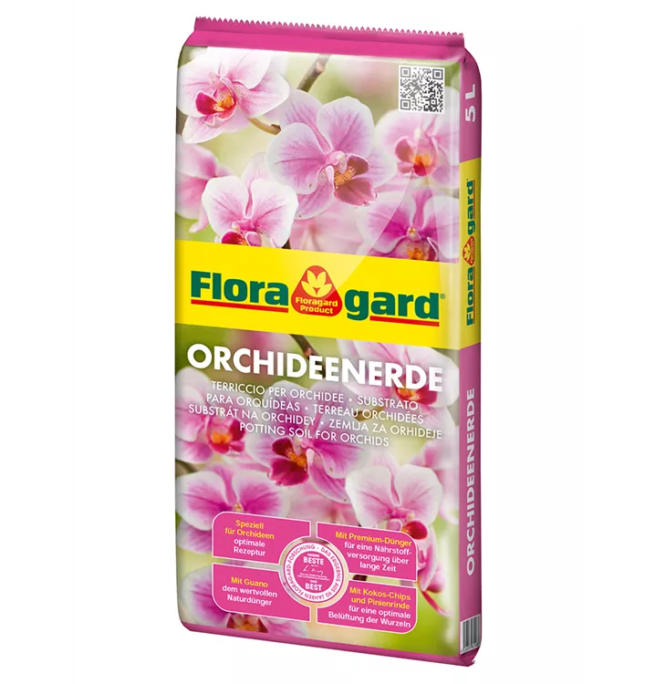 Torffreie Spezialerde für anspruchsvolle Orchideen