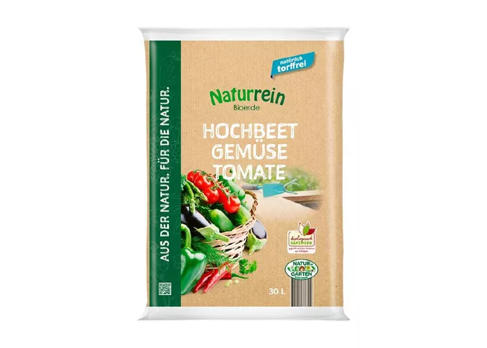 Naturrein Bio Hochbeet Gemüse Tomate 30l Naturrein Bio Hochbeet Gemüse Tomate 30l